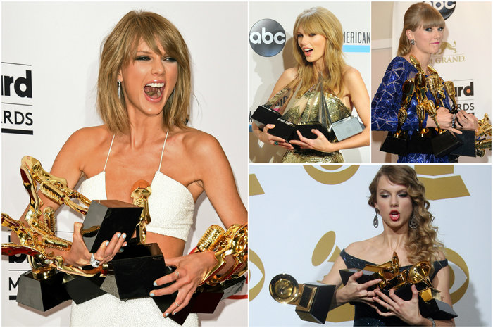 Taylor Swift has become the 'darling' of many awards ceremonies in the following years, including the most prestigious award - Grammy.