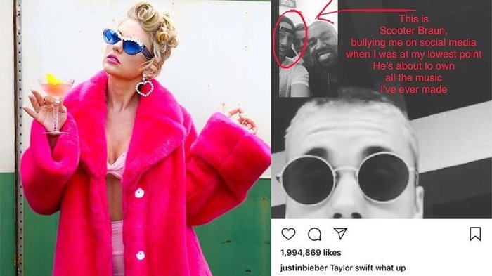 Unable to stand the unreasonable demands of the couple Scott and Scooter, Taylor Swift decided to "expose" them both on social networks.