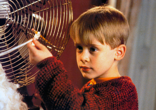 Macaulay Culkin in the series Home Alone that day.