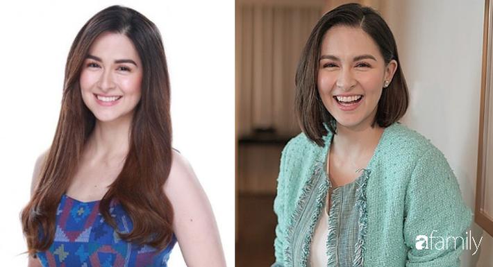 The long hairstyle in the past made Marian Rivera look feminine and charming, but cutting her hair short made her look more dynamic and youthful.