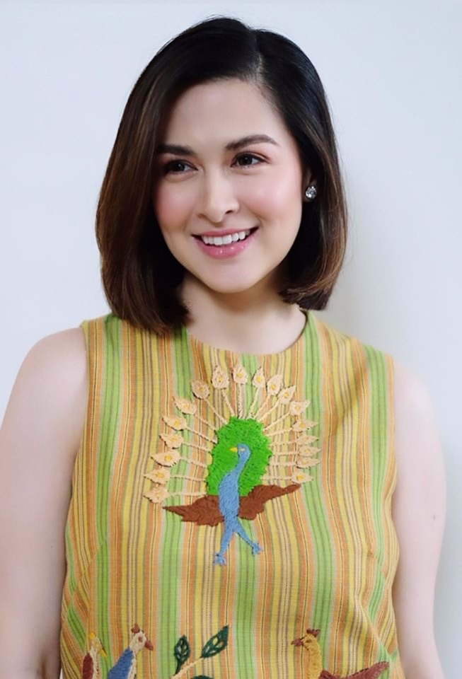 Một số hình ảnh của Marian Rivera với kiểu tóc mới.