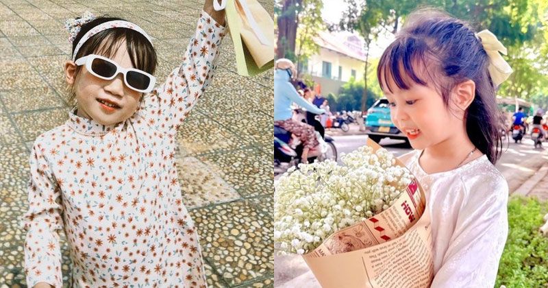             Những em bé bắt trend mùa thu Hà Nội làm netizen thích thú    