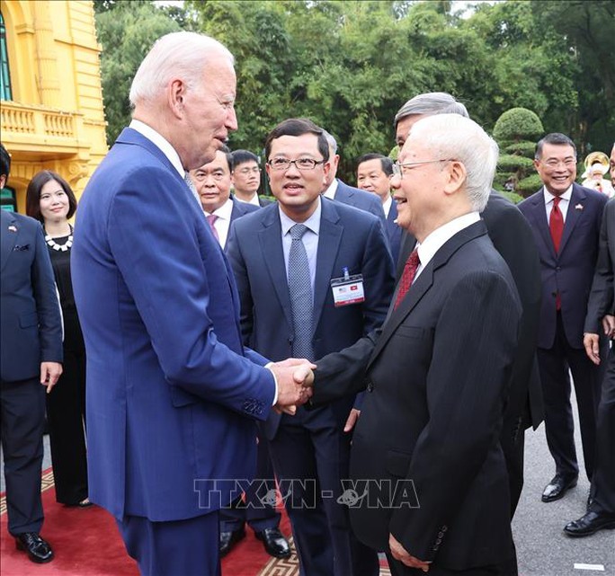             Tổng Bí thư Nguyễn Phú Trọng chủ trì lễ đón Tổng thống Mỹ Joe Biden    