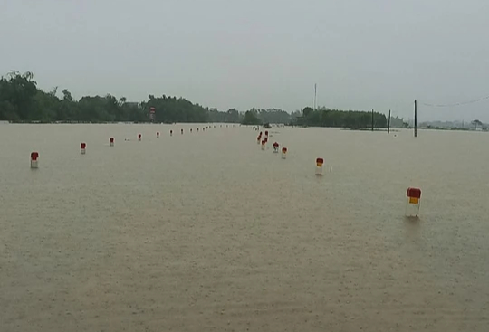 View -             Thừa Thiên - Huế: Có nơi ngập sâu đến 1,3 m do mưa lũ, một số trường học đóng cửa    