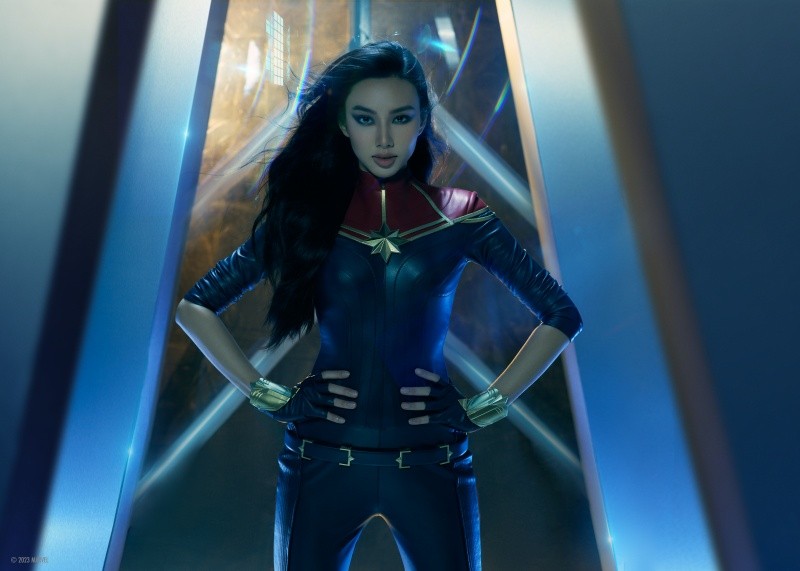 View -             Hoa hậu Thùy Tiên hóa thân Captain Marvel, lấy cảm hứng từ phần phim mới 'The Marvels'    