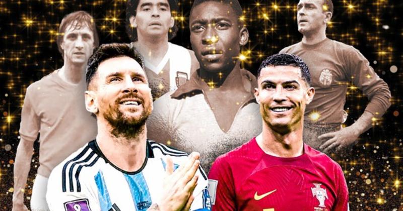 View -             10 cầu thủ xuất sắc nhất lịch sử: Messi chễm chệ ngôi đầu, Ronaldo xếp gần cuối    