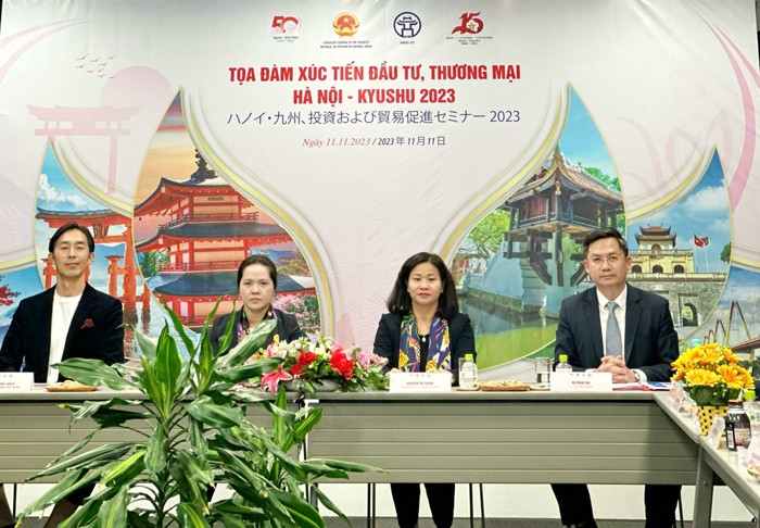 View -             Tọa đàm xúc tiến đầu tư, thương mại Hà Nội - Kyushu 2023    