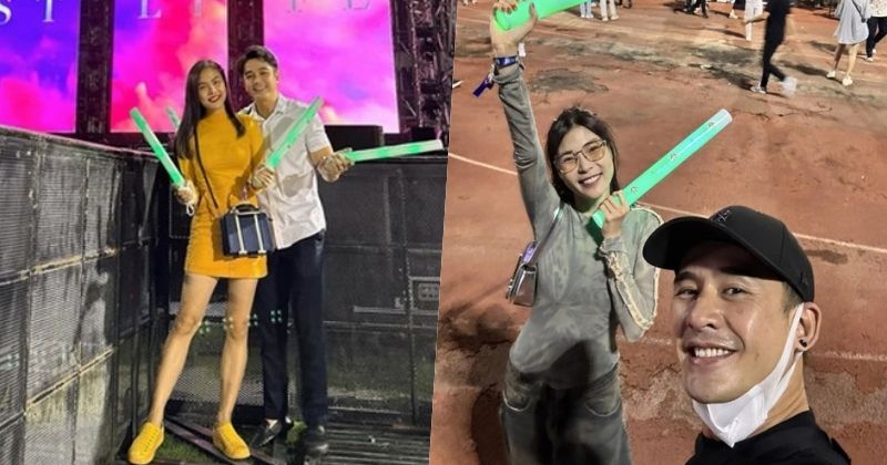             Vợ chồng Vân Trang nhiệt tình 'đu idol' đêm nhạc Westlife    
