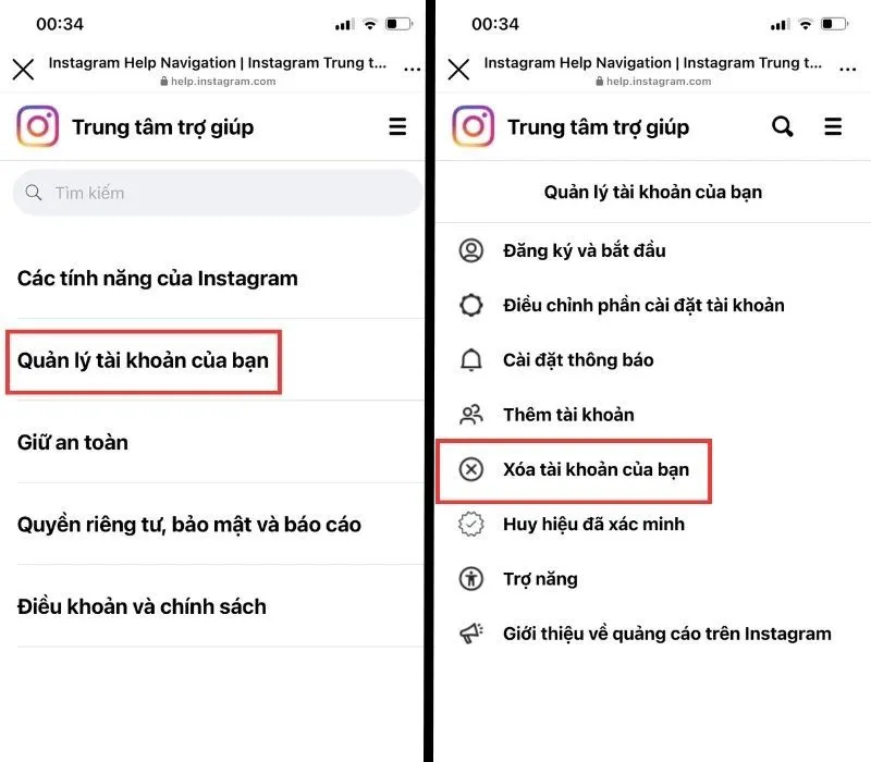 Cách khóa tài khoản Instagram, vô hiệu hóa trên điện thoại và máy tính