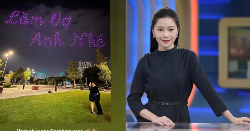 View -             Lộ danh tính cô gái được bạn trai cầu hôn bằng drone tại Hà Nội    