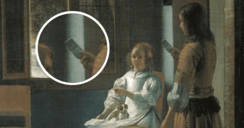 View -             Sửng sốt vật thể nghi smartphone xuất hiện lạ lùng trong 3 bức tranh cổ    