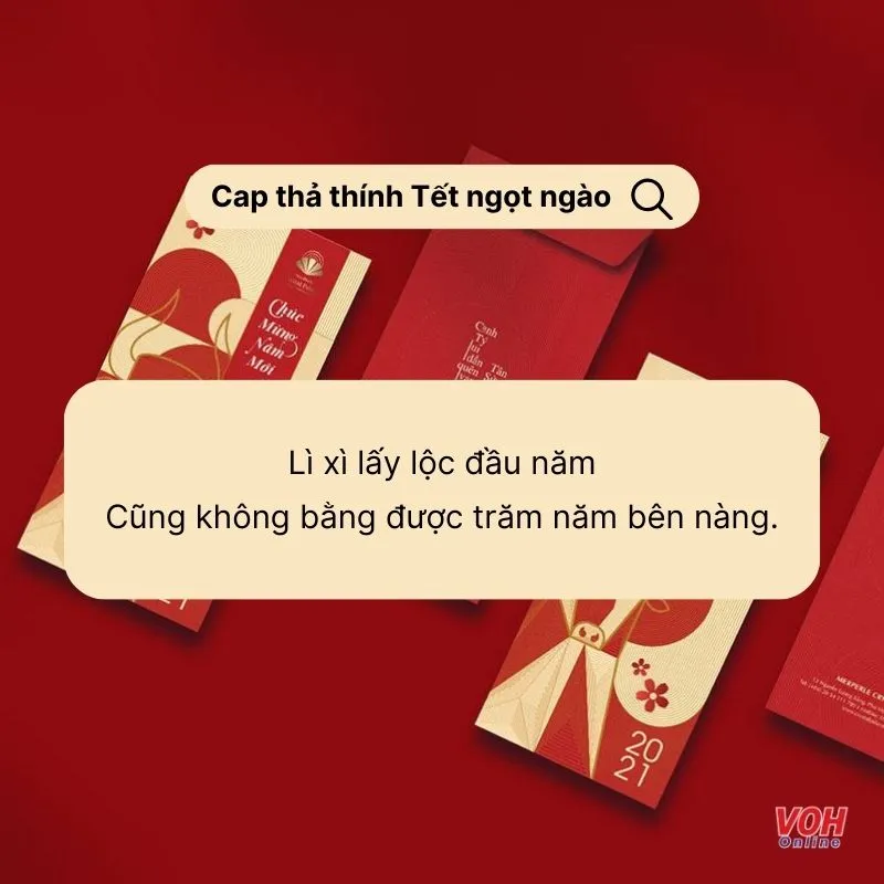 View -             Tổng hợp STT, cap thả thính Tết hài hước, bá đạo    