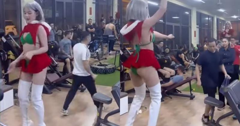             Phòng gym cho nhân viên ăn mặc mát mẻ nhún nhảy gây tranh cãi    