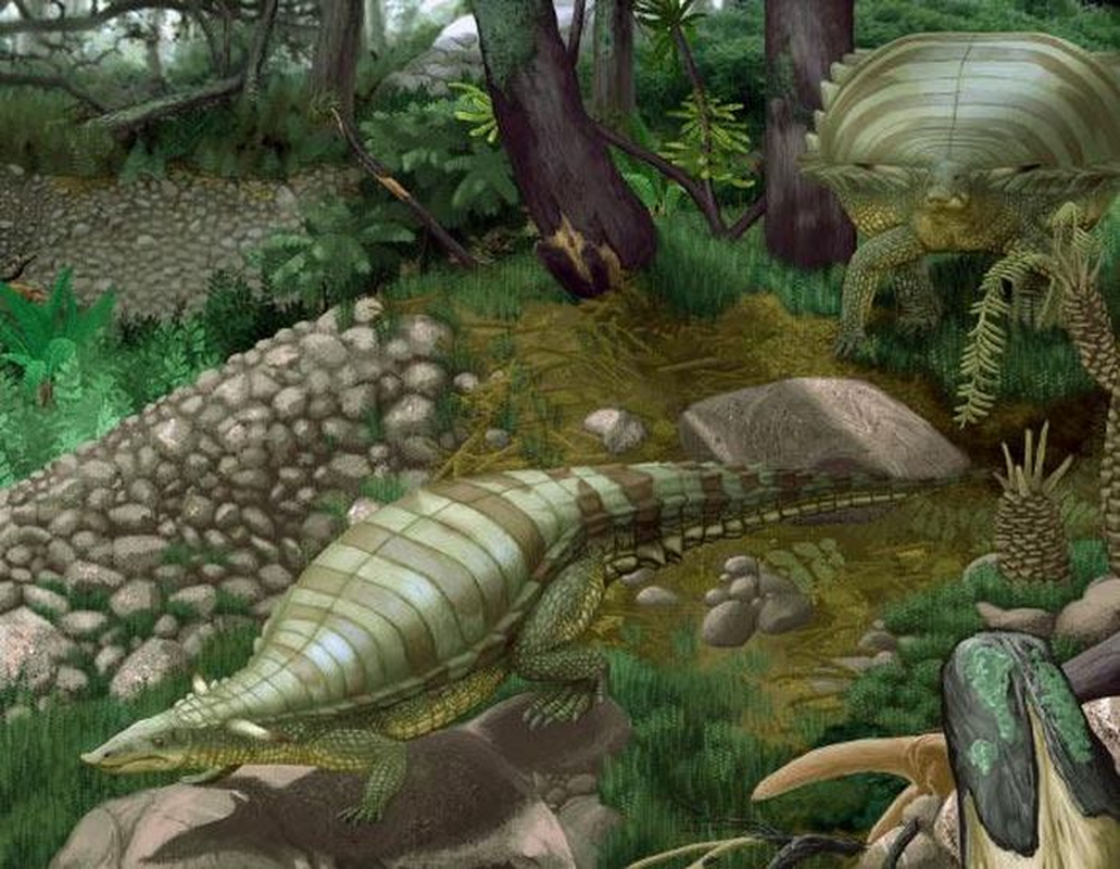             Lộ diện quái thú 218 triệu tuổi đầu đại bàng, mình cá sấu    