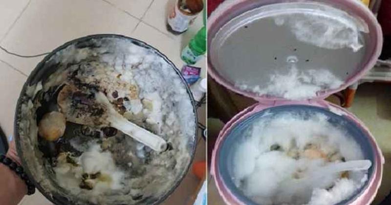 View -             Hậu ăn Tết, netizen tá hỏa với thứ để quên trong nồi cơm    