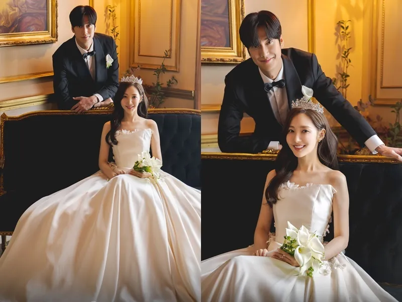             'Cô Đi Mà Lấy Chồng Tôi' kết thúc với rating kỷ lục, Park Min Young hóa cô dâu xinh đẹp bên cạnh Na In Woo    