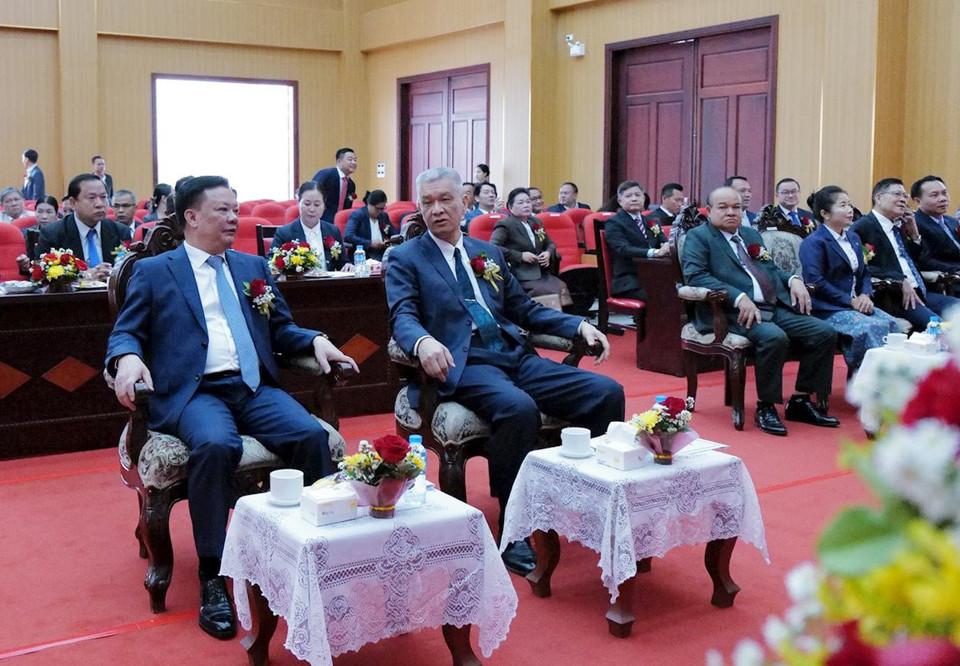             Khánh thành dự án hữu nghị Hà Nội - Vientiane trị giá 3 triệu USD    