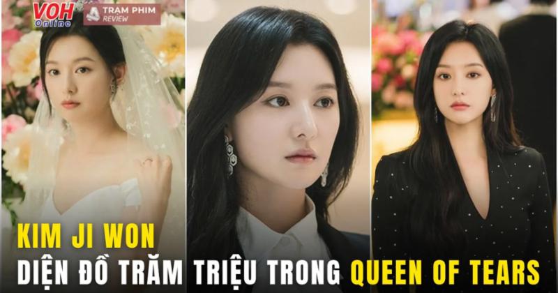 View -             Thời trang 'đậm mùi tiền' của Kim Ji Won trong 'Queen Of Tears'    