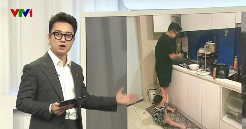 View -             Nam MC gây sốt khi khoe ảnh rửa bát cho vợ trên sóng VTV    