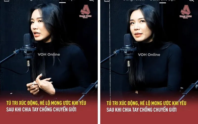 View -             Tú Tri nghẹn ngào thổ lộ mong ước về tình yêu sau khi chia tay chồng chuyển giới    