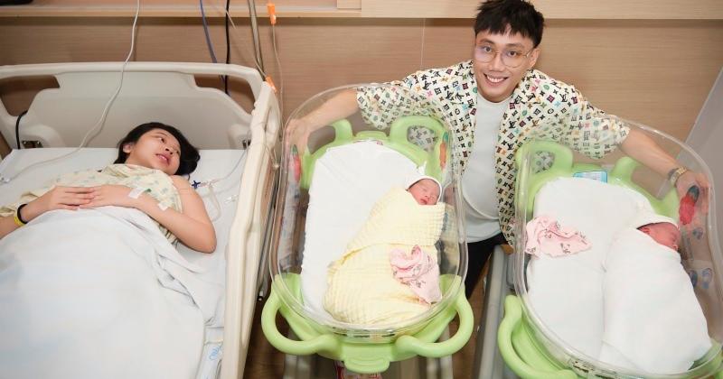             Ginô Tống – Kim Chi hạnh phúc đón hai con đầu lòng chào đời    