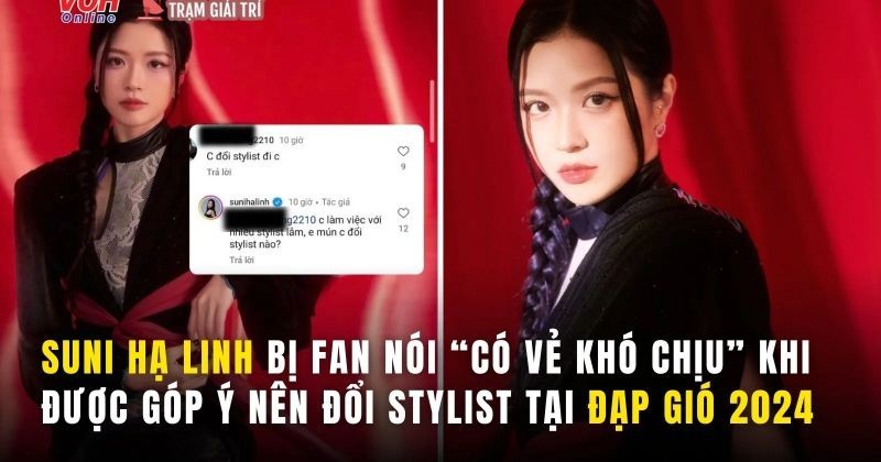 View -             Suni Hạ Linh bị fan nói 'có vẻ khó chịu' khi được góp ý nên đổi stylist tại Đạp Gió 2024    