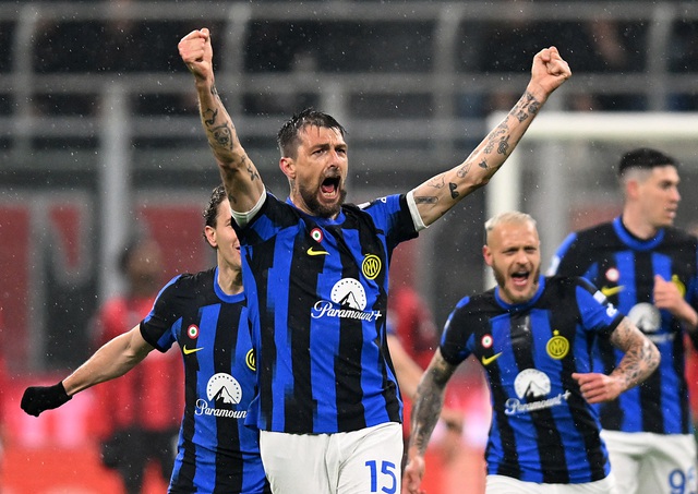             Thắng nghẹt thở, Inter Milan giành Scudetto sớm 5 vòng đấu    