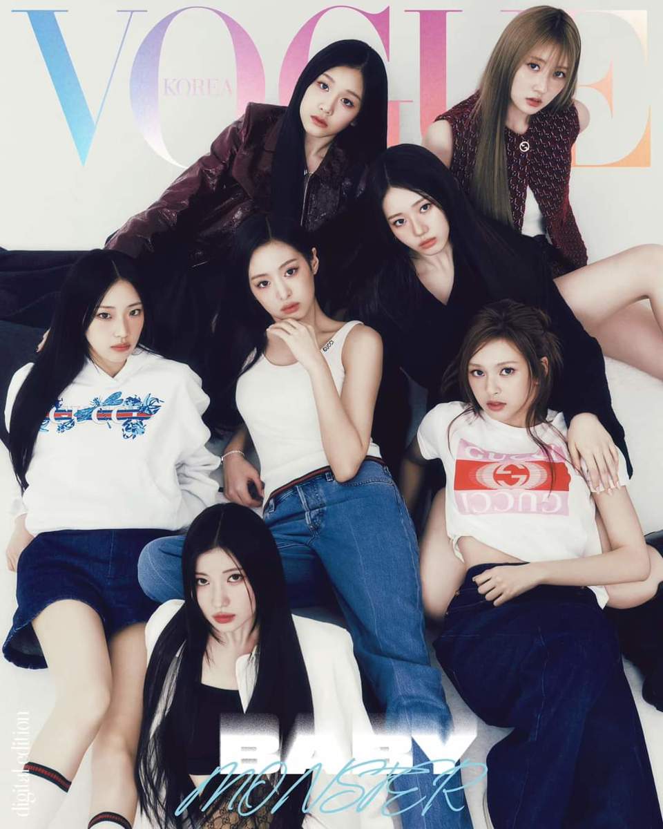 View -             Baby Monster 'khuấy đảo' tạp chí Vogue Hàn Quốc    