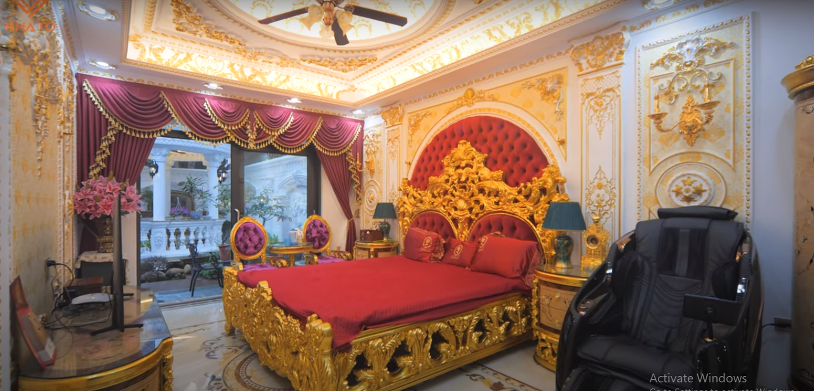 View -             Choáng ngợp biệt thự dát vàng tặng ba mẹ của đại gia Bắc Ninh    