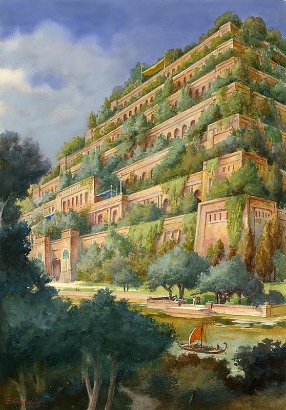 View -             Vườn treo Babylon biến mất bí ẩn, thực sự có tồn tại?    