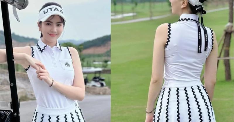             MC Mai Ngọc nhuận sắc sau ly hôn, chăm chỉ tập luyện golf    