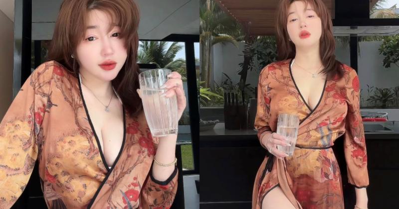 View -             Uống nước cũng quyến rũ, cựu hot girl Elly Trần làm netizen xao xuyến    
