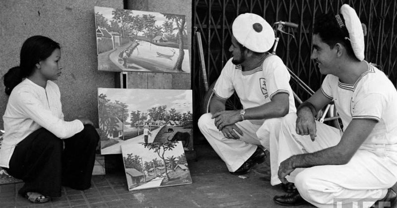 View -             Hình độc về cảnh mưu sinh trên đường phố Sài Gòn năm 1950    