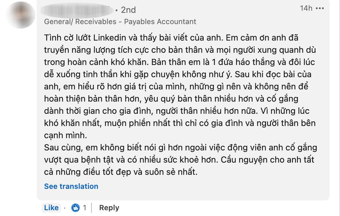 View -             Phát hiện ung thư giai đoạn 4 từ 1 dấu hiệu khi thở, CEO 38 tuổi quyết định làm những điều không ai ngờ để 'chiến thắng ung thư'    