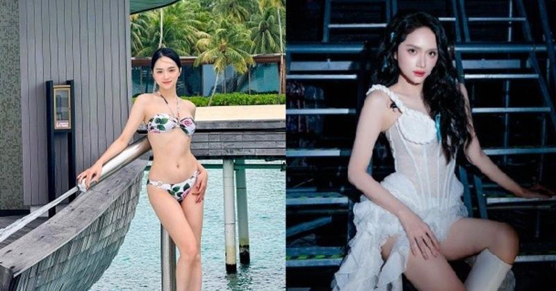 View -             Hoa hậu Hương Giang khoe đường cong không góc chết với bikini    