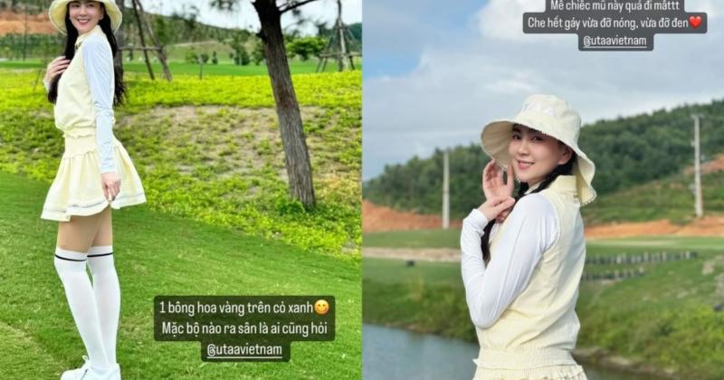 View -             Dù bận đến mấy, nữ MC đẹp nhất VTV chăm chỉ đánh golf    