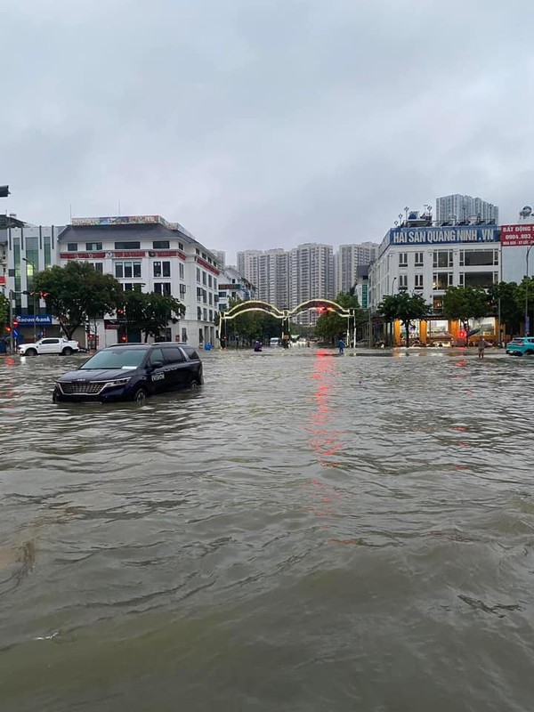 View -             Hà Nội ngập trong nước, dân công sở rủ nhau chèo thuyền đi làm    