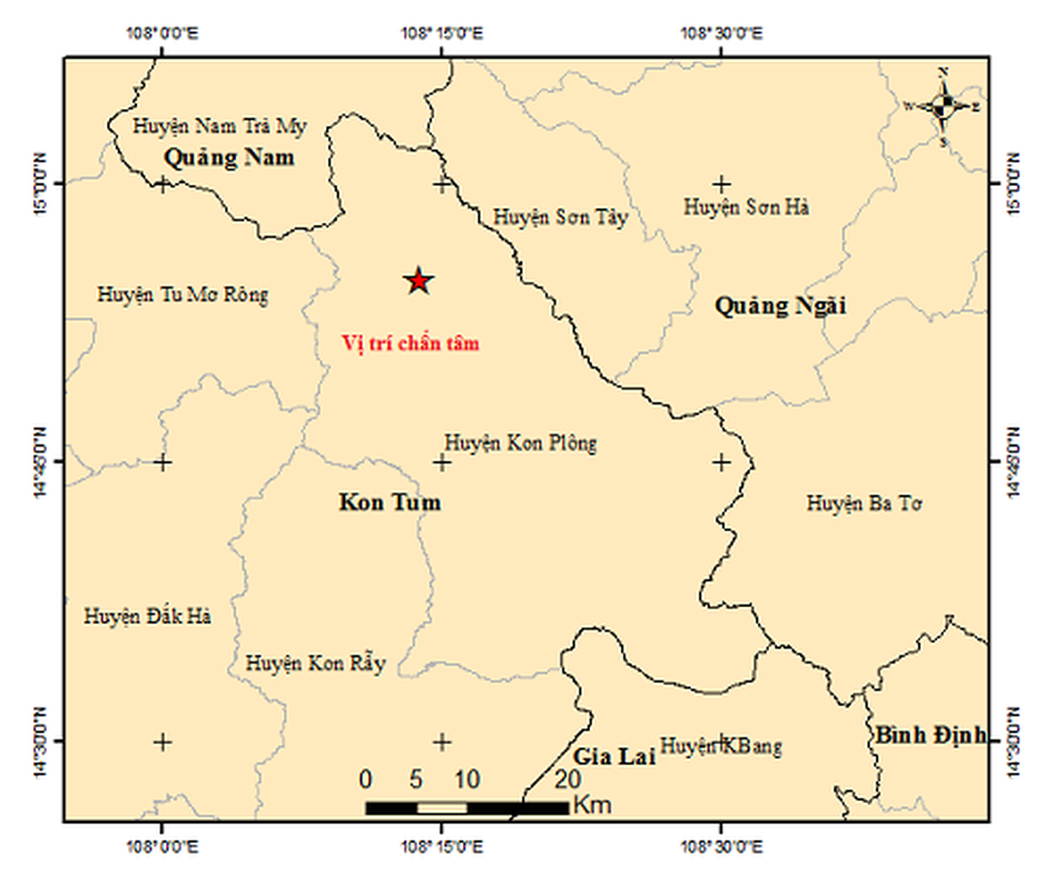             Nóng: Động đất còn tiếp tục ở Kon Tum, chuyên gia cảnh báo    