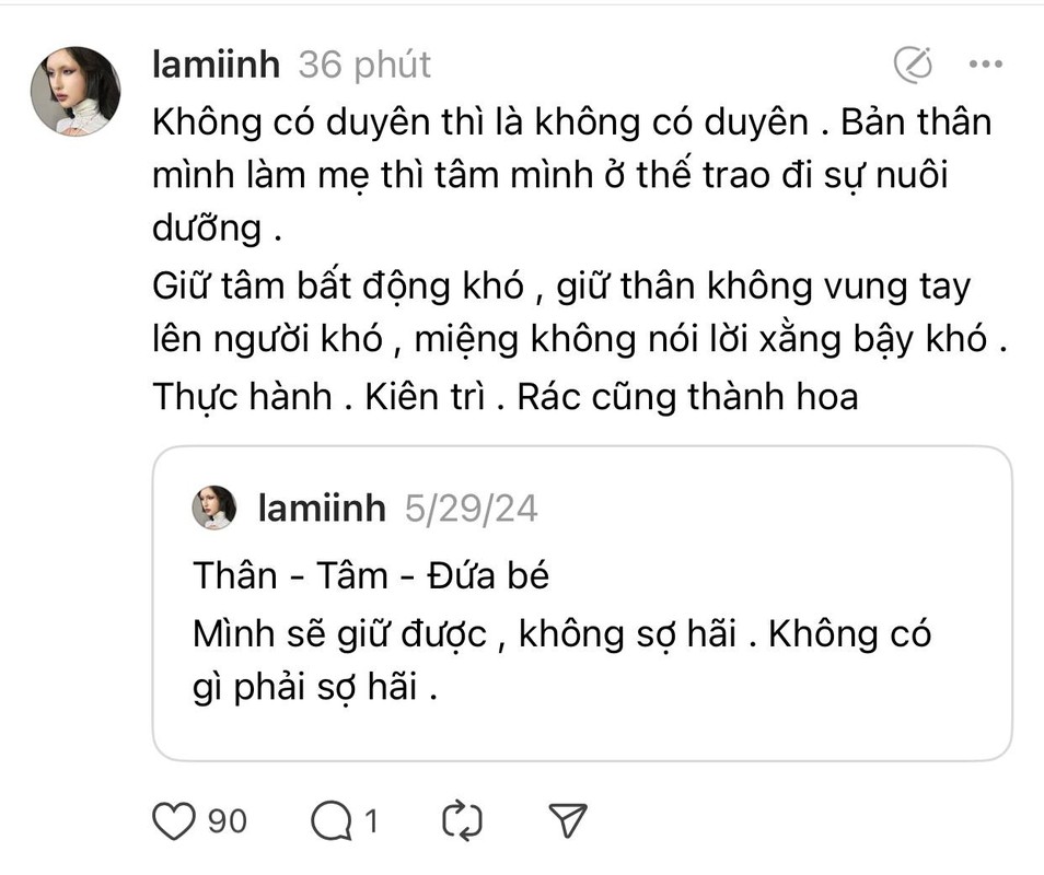             Mang bầu lần 2, netizen thắc mắc sao bụng Lâm Minh vẫn phẳng lì    