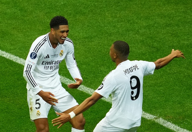 View -             Real Madrid thắng Atalanta trận Siêu cúp, Mbappe có danh hiệu châu Âu đầu tiên    