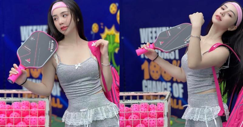 View -             Hot girl Kem Xôi một thời gây chú ý với trang phục pickleball    