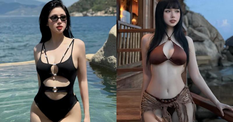             'Đệ nhất hot girl' trung thành với mái tóc đen truyền thống    