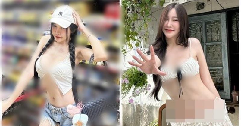             Hot girl Thái Lan mặc như không khi xuống phố    