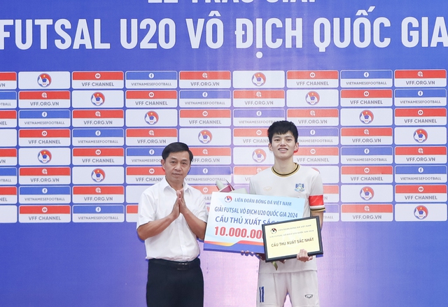 View -             U20 futsal VĐQG: Thái Sơn Bắc biến Sài Gòn Titans TP HCM thành cựu vương    