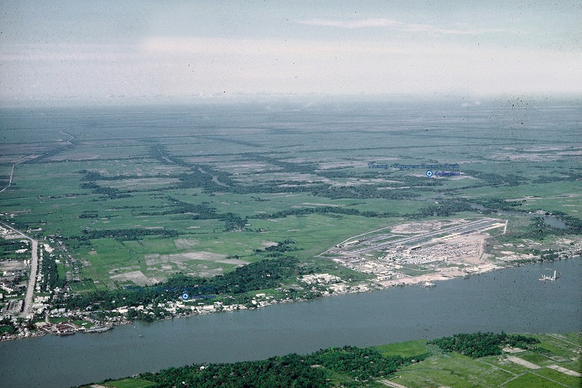 View -             Loạt ảnh hiếm có về Vĩnh Long thập niên 1960 nhìn từ máy bay    