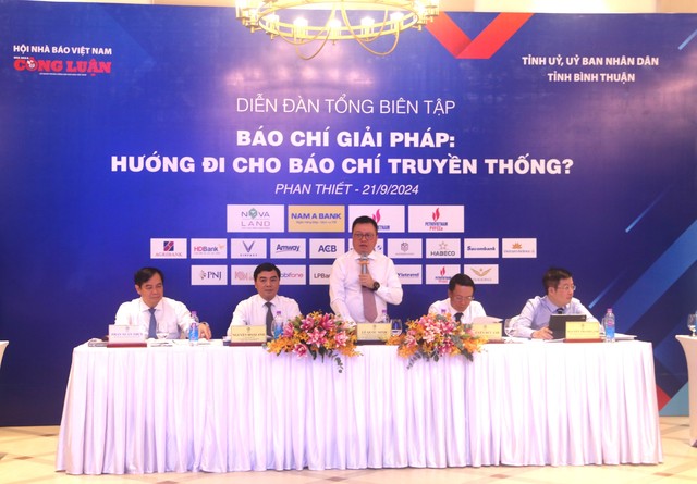             Diễn đàn Tổng Biên tập 2024 đặt ra những vấn đề cấp thiết cho báo chí    