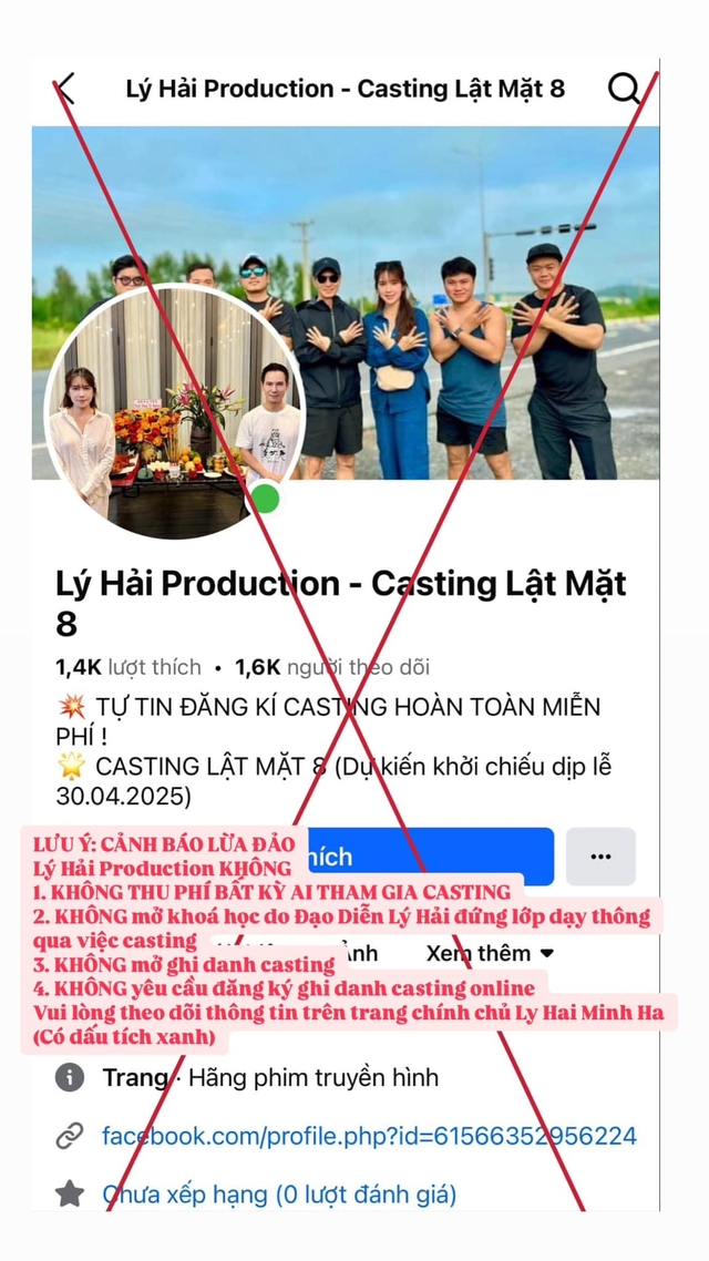 View -             Lý Hải - Minh Hà cảnh báo thủ đoạn giả mạo đoàn phim để lừa tiền    