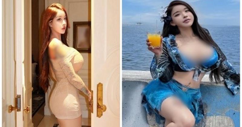             Hot girl siêu vòng một xăm kín người, mê diện đồ bó sát    