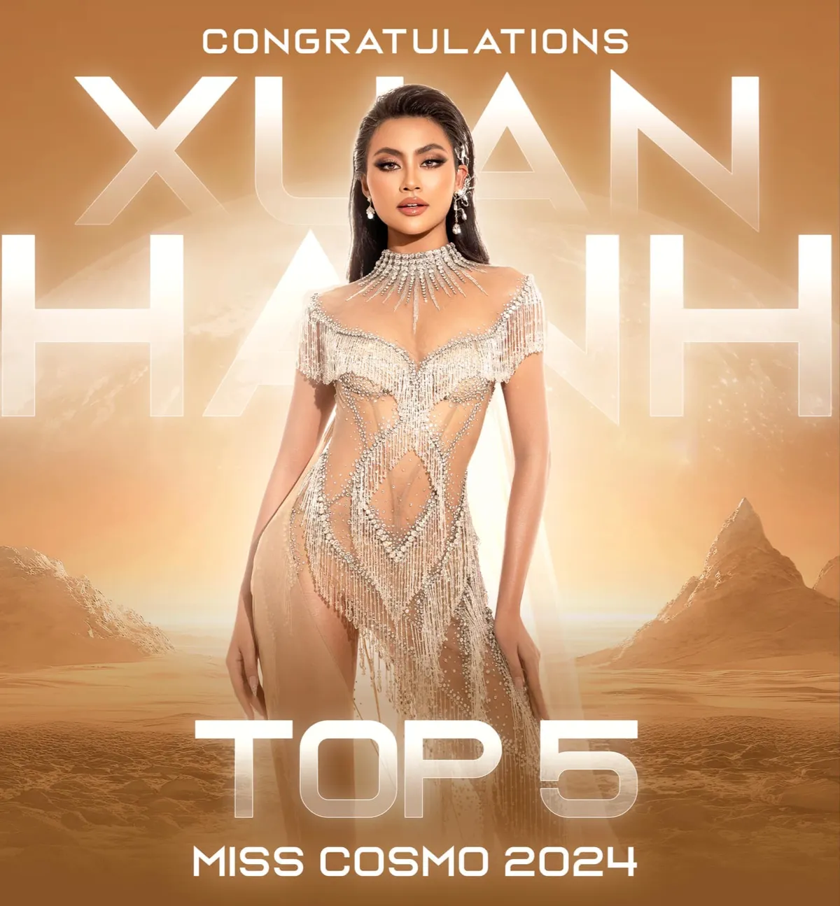 View -             Người đẹp Indonesia đăng quang Miss Cosmo 2024    