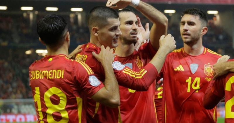 View -             Tây Ban Nha bùng nổ, chiếm ngôi đầu vòng bảng Nations League    